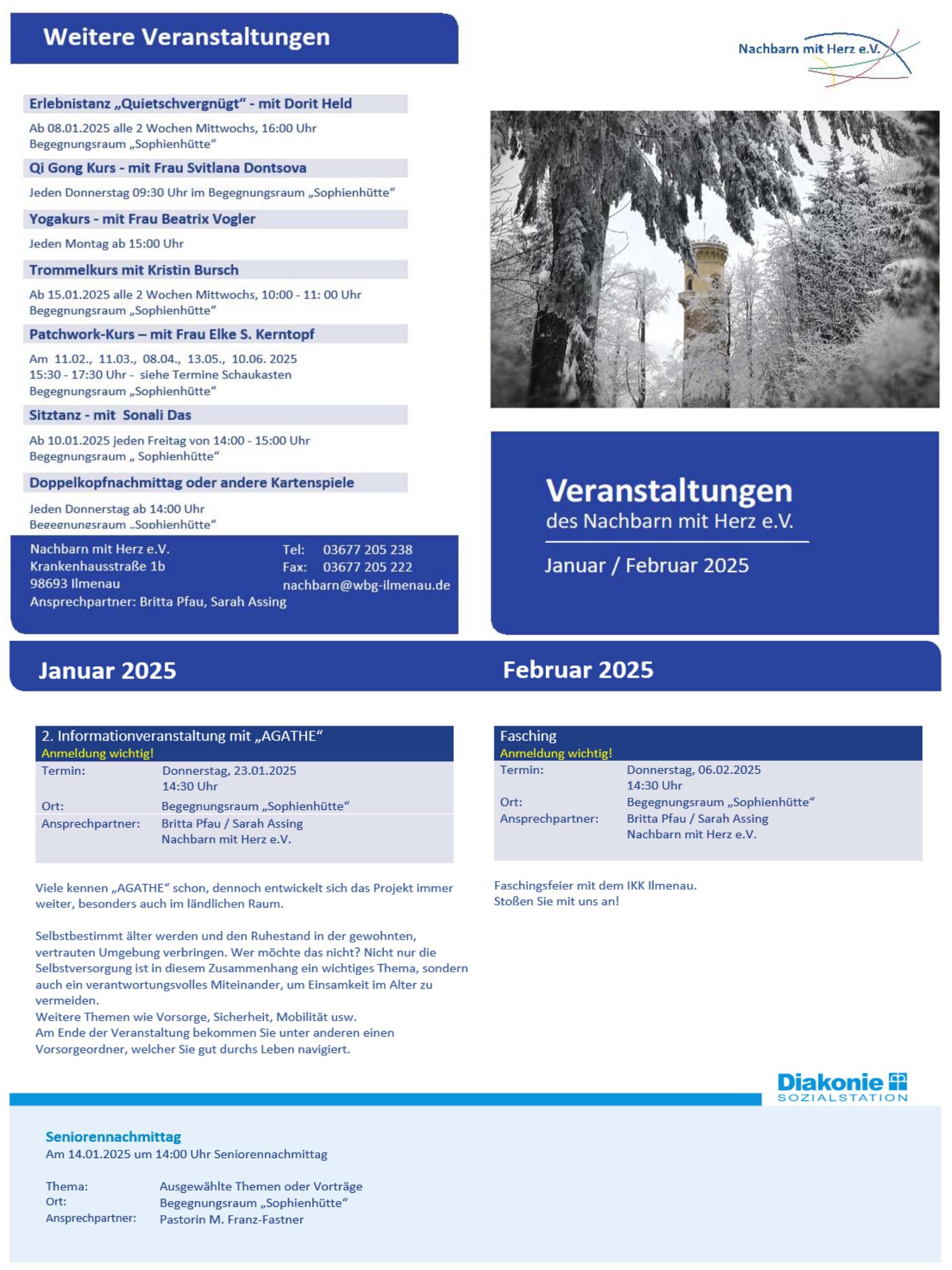 Januar und Februar 2025